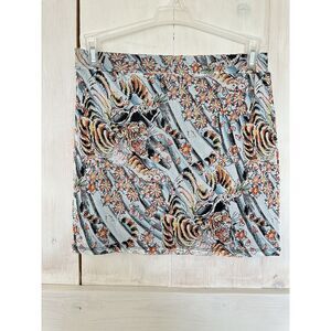 Ed Hardy TIGER PRINT MESH MINI TUBE‎ SKIRT Size MEDIUM NEW With Tags Y2K